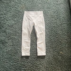 Lululemon Cropped White Leggings Size 4